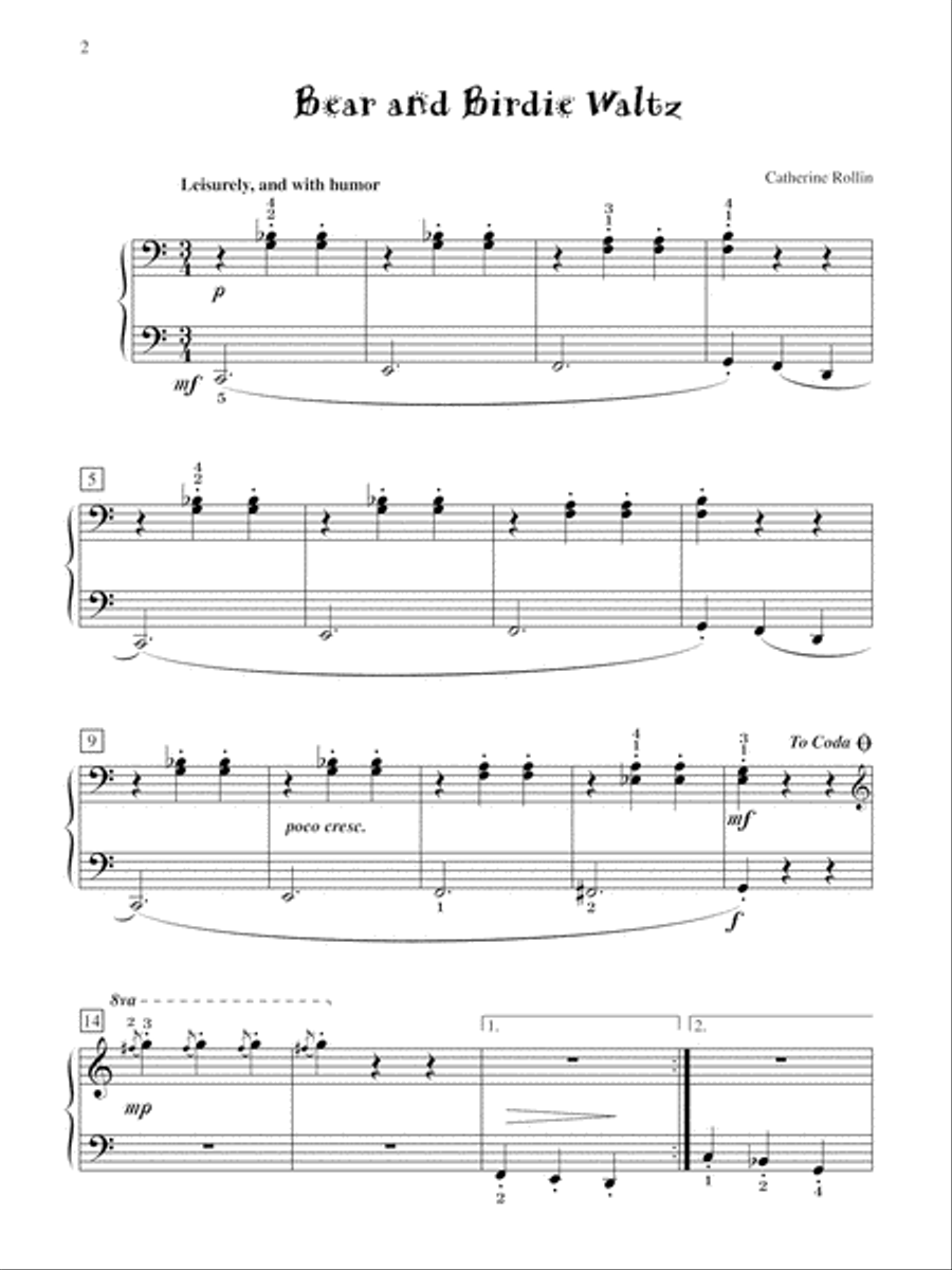 Jazz Menagerie, Book 1 Jazz Menagerie, Book 1 Easy Piano scores gallery preview page 6
