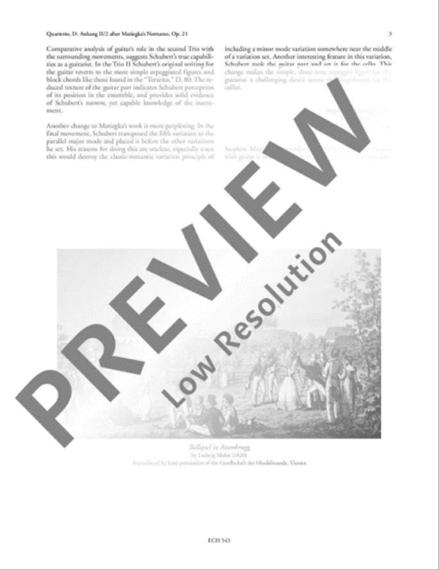 Quartetto after Matiegka's Notturno Flute scores gallery preview page 4