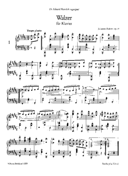 16 Waltzes Op. 39