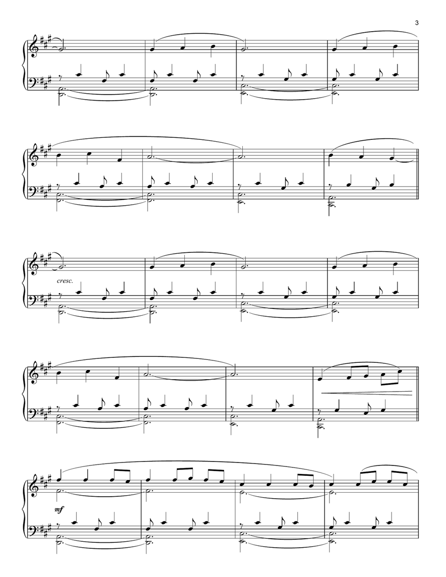 Hope, Ascending Piano Solo scores gallery preview page 3