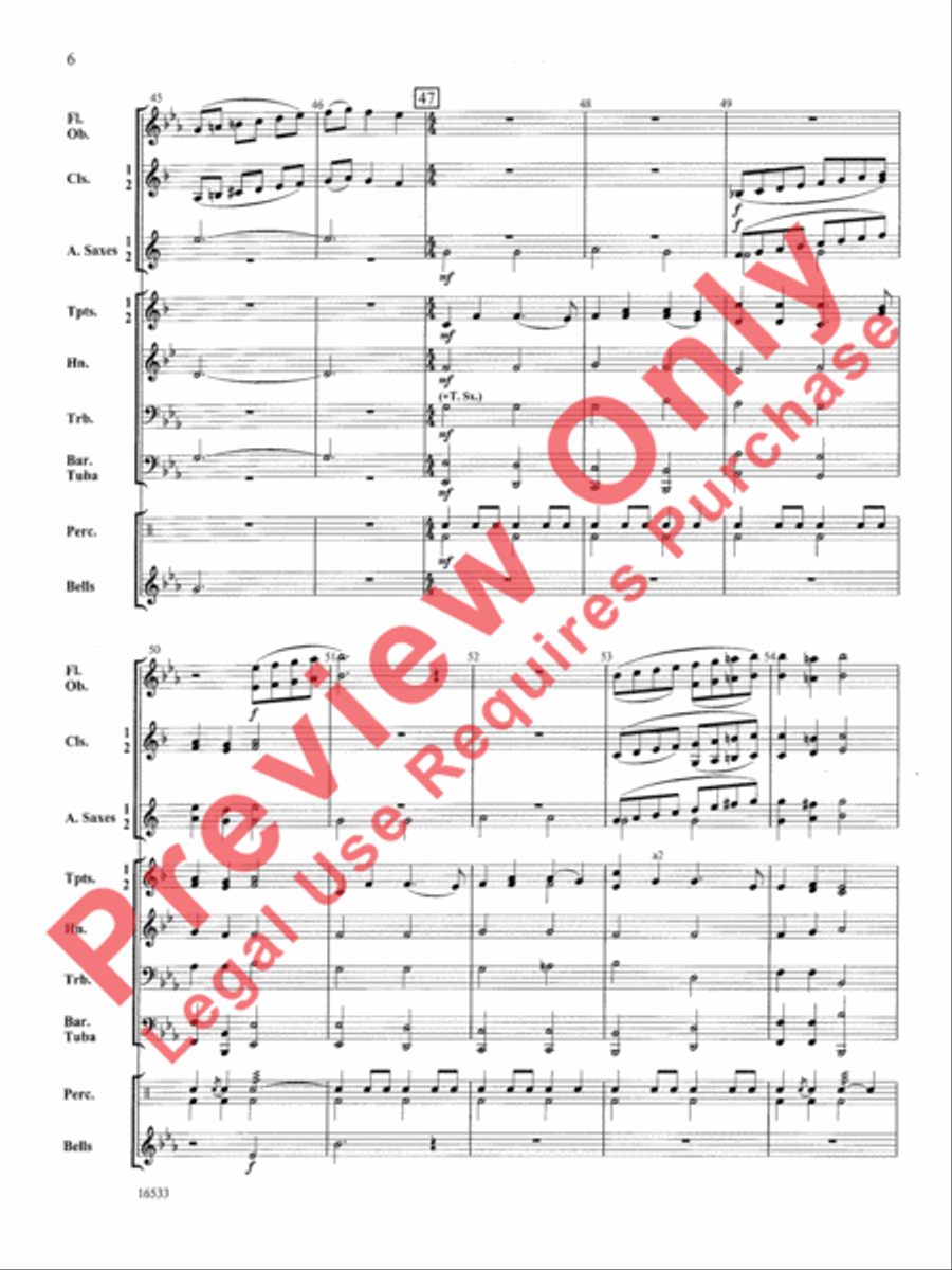 Christmas Spectacular Christmas Spectacular Concert Band scores gallery preview page 7