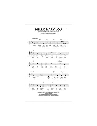 Book cover for Hello Mary Lou