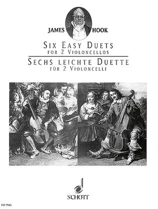Book cover for Six Easy Duets