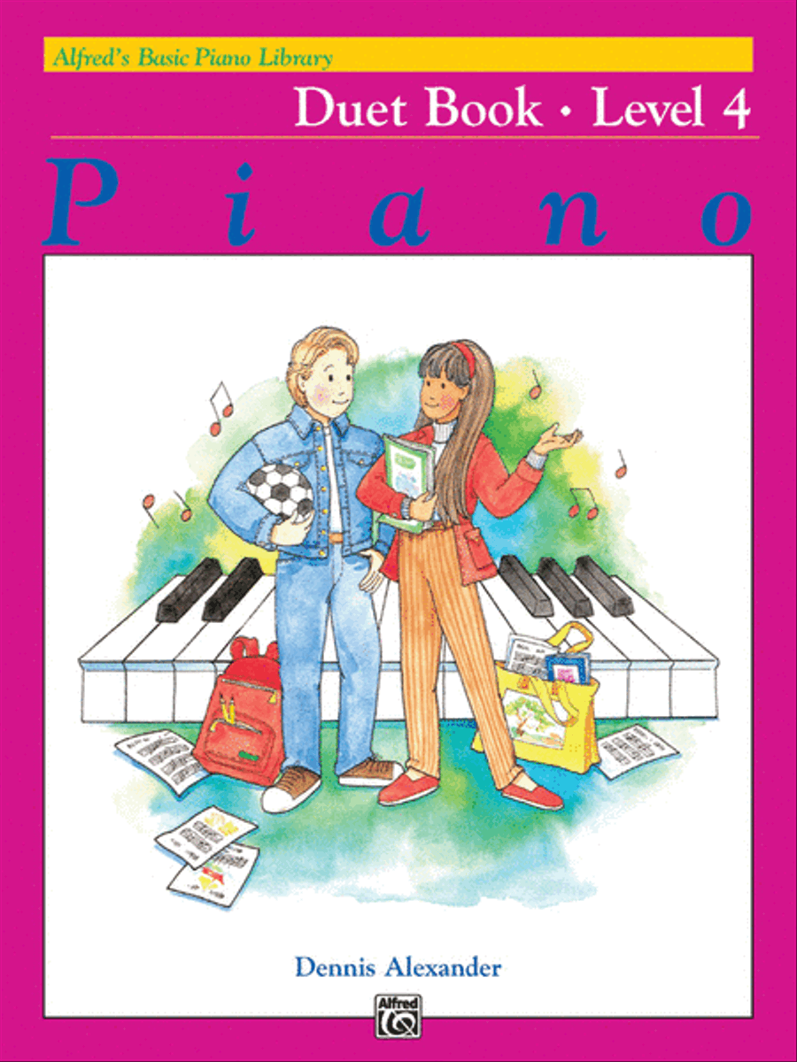 Alfred's Basic Piano Course Duet Book, Level 4 Piano Method scores gallery preview page 1