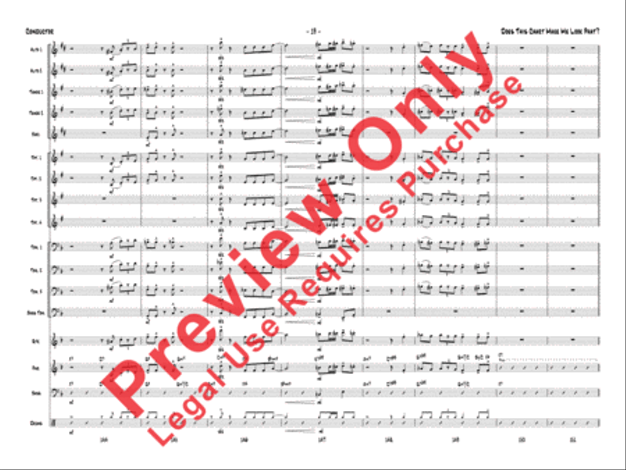 Does This Chart Make Me Look Phat? Jazz Ensemble scores gallery preview page 40