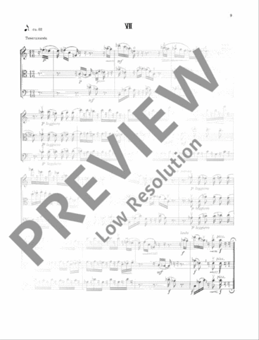 Divertimento Divertimento String Trio scores gallery preview page 10