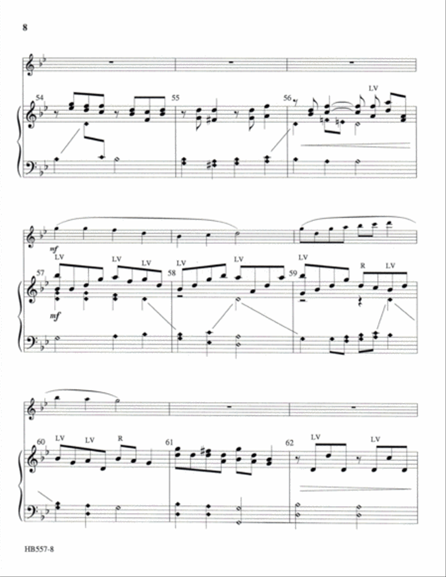 Jesus, Lover of My Soul - Lamb 5-Octaves scores gallery preview page 8