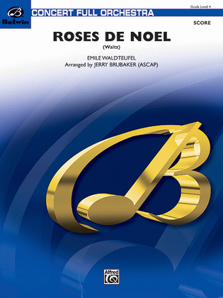 Book cover for Roses de Noel (Waltz) (score only)