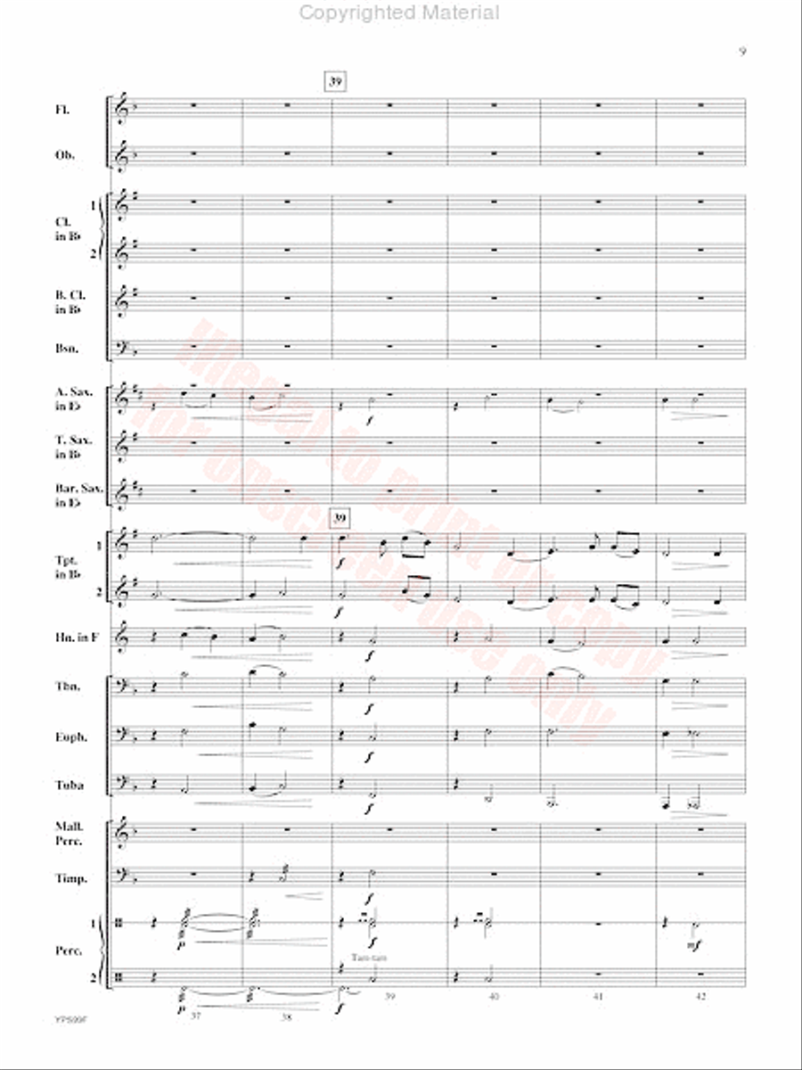 Amazing Grace Amazing Grace Concert Band scores gallery preview page 10