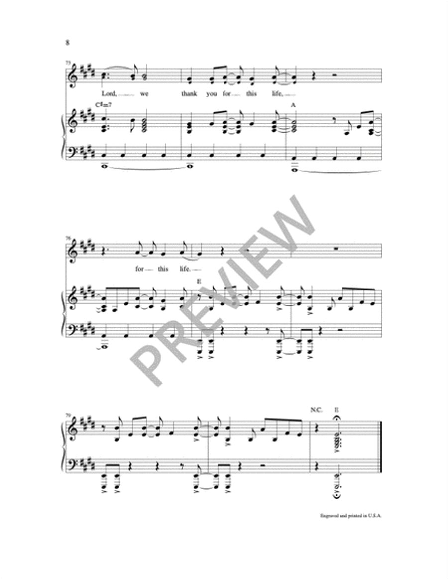 For the Beauty of the Earth 3-Part scores gallery preview page 7