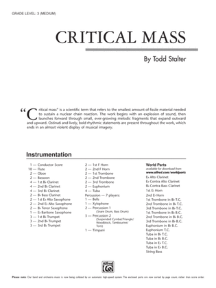 Critical Mass: Score