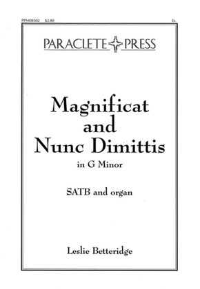 Book cover for Magnificat and Nunc Dimittis in G minor