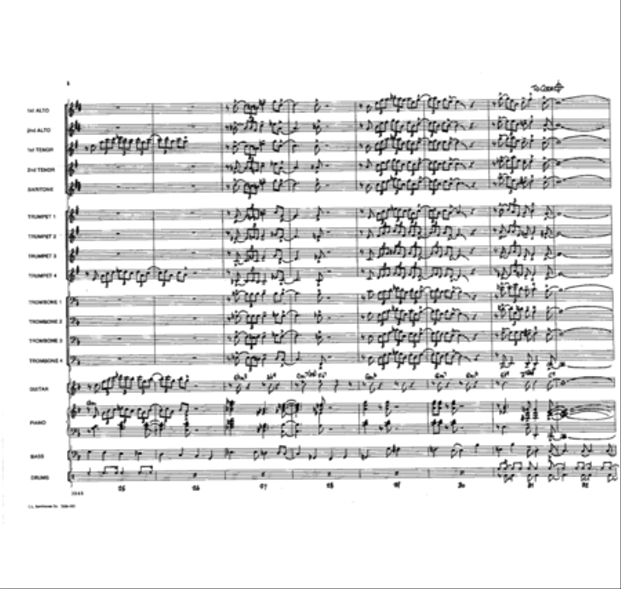 Senorita Blues Jazz Ensemble scores gallery preview page 5