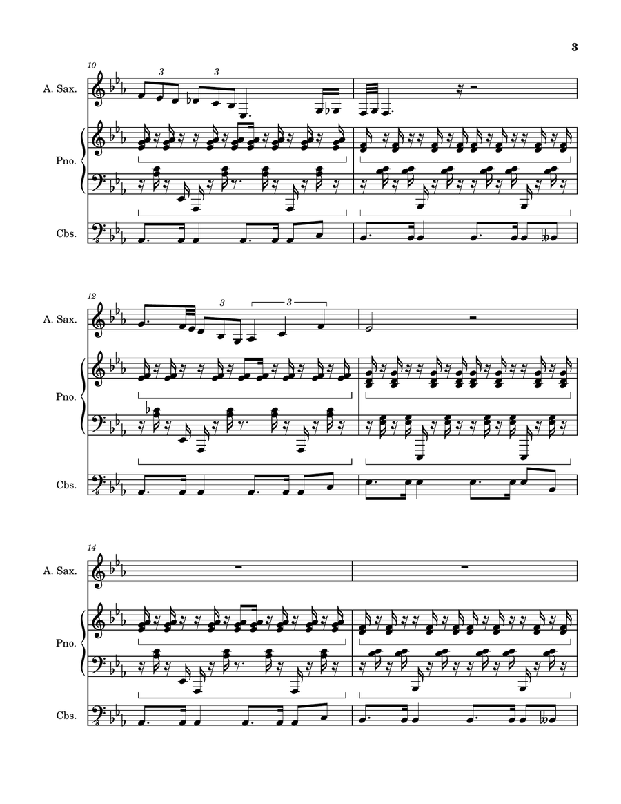 Letter Sound, Op. 16 Jazz Ensemble scores gallery preview page 3