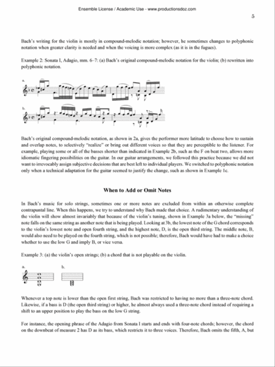 Violin Sonata I, BWV 1001 Violin scores gallery preview page 5