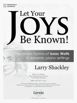 Book cover for Let Your Joys Be Known! (Digital Delivery)
