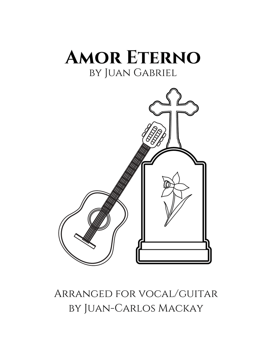Amor Eterno (el Mas Triste Recuerdo) Acoustic Guitar scores gallery preview page 1