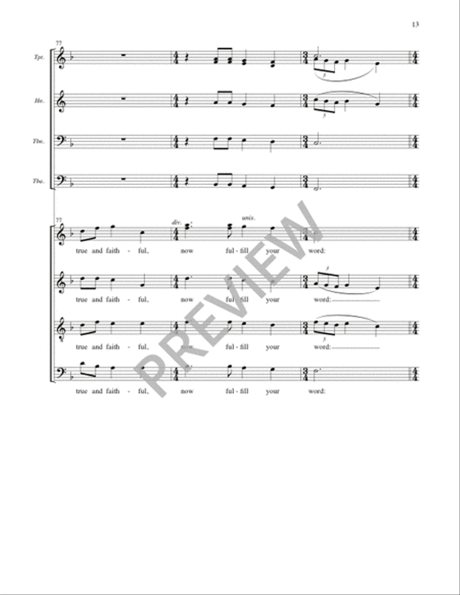 Welcome, Happy Morning! - Full Score and Parts Divisi scores gallery preview page 14