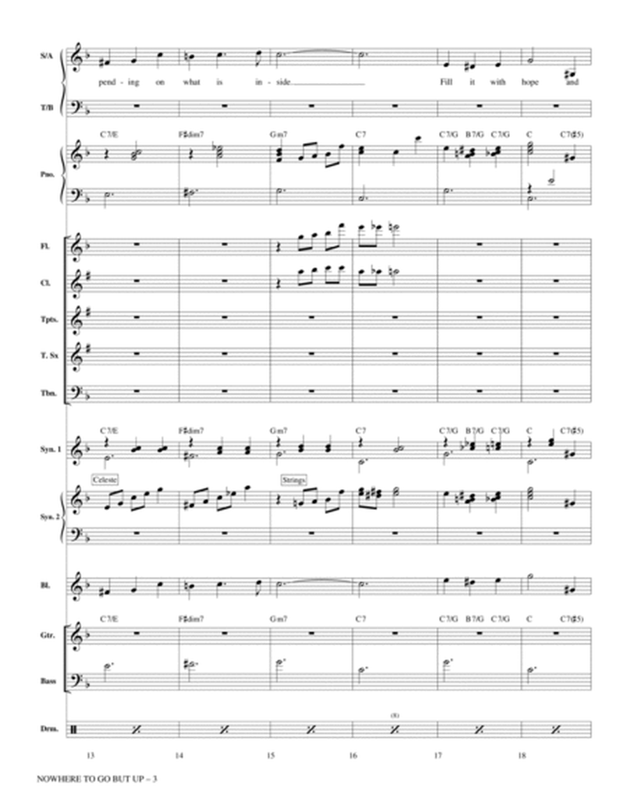 Nowhere to Go But Up (from Mary Poppins Returns) (arr. Roger Emerson) - Full Score