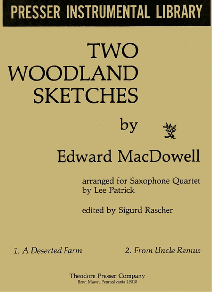 Two Woodland Sketches Chamber Music scores gallery preview page 1