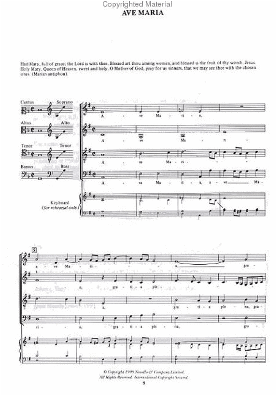 Motets 4-Part scores gallery preview page 2