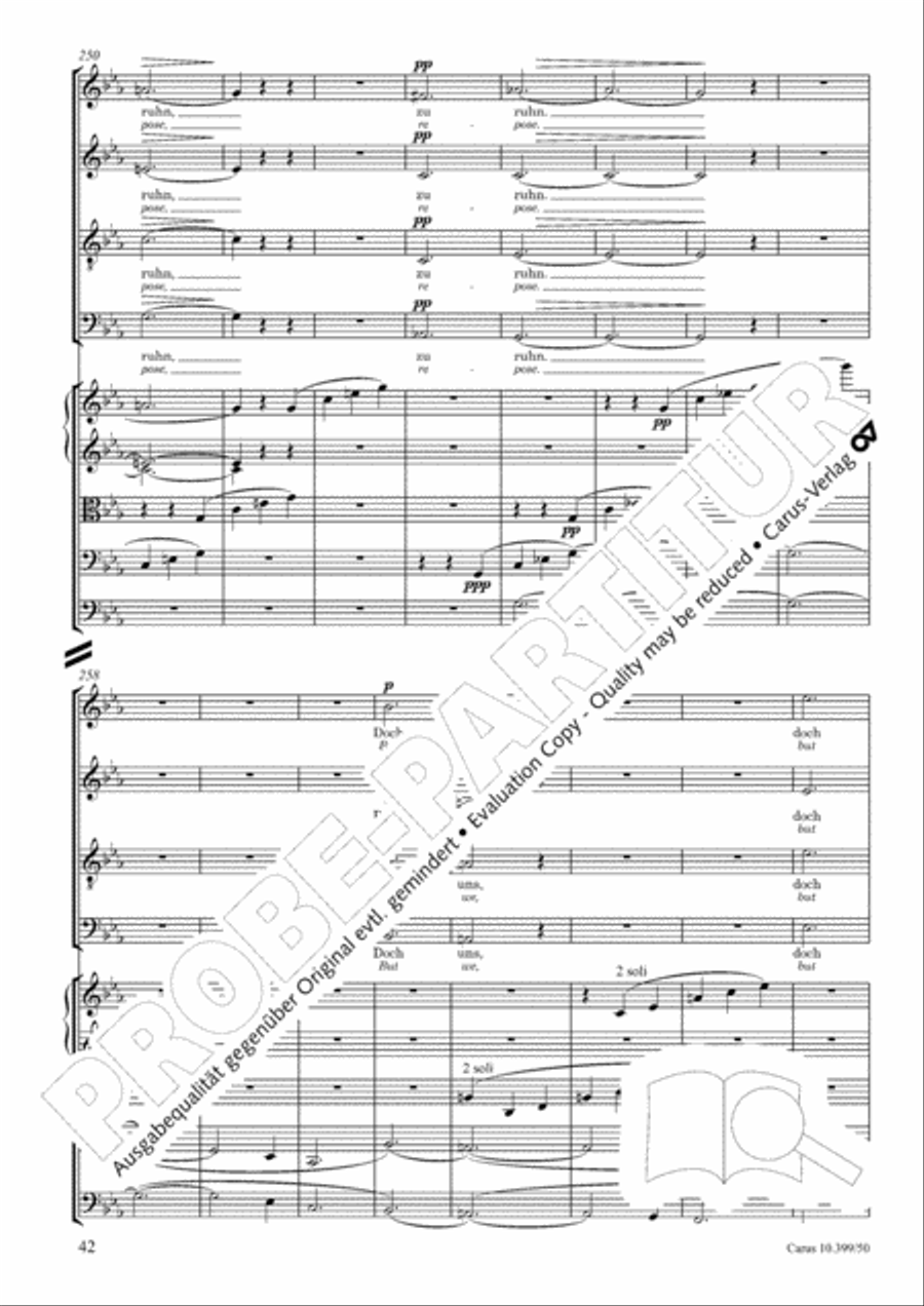 Schicksalslied, Op. 54 Choir scores gallery preview page 43