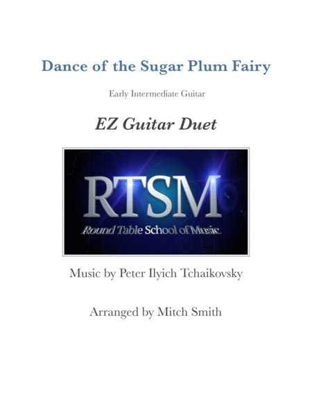 Dance of the Sugar Plum Fairy from the Nutcracker for EZ guitar duet image number null