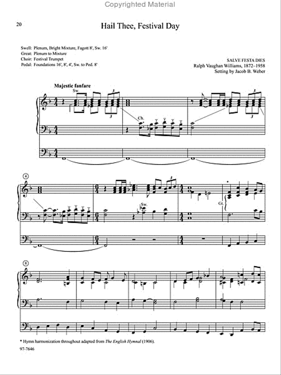 Easter Mosaics Organ scores gallery preview page 7