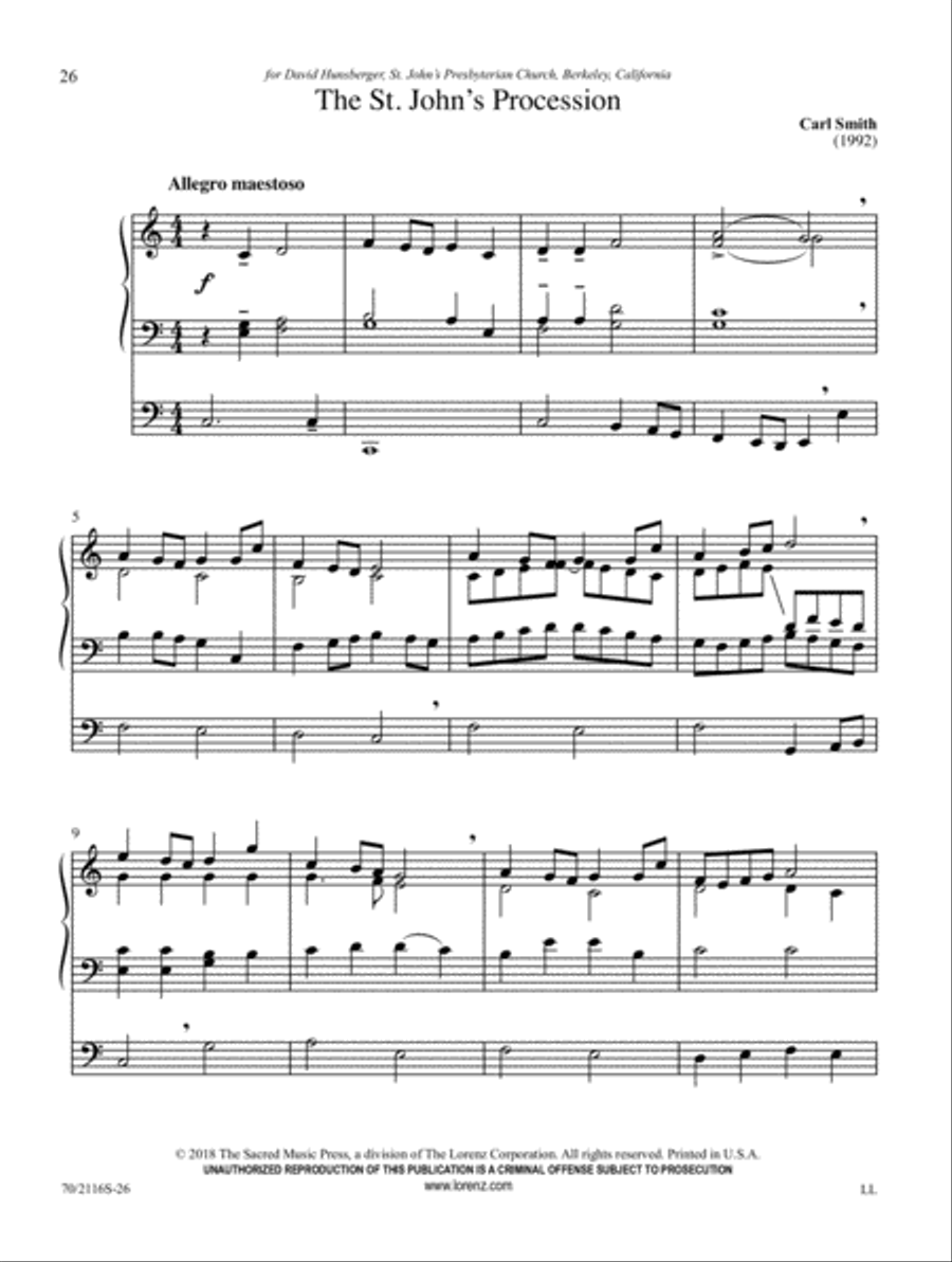 An Organbook Organ Solo scores gallery preview page 9