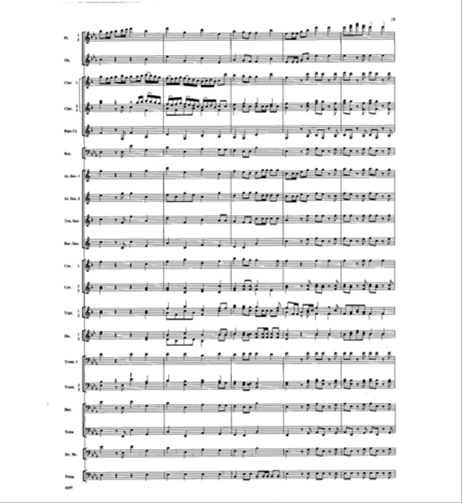 Hallelujah Chorus Hallelujah Chorus Concert Band scores gallery preview page 19