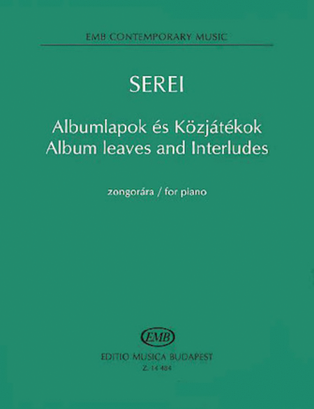 Album Leaves And Interludes For Piano