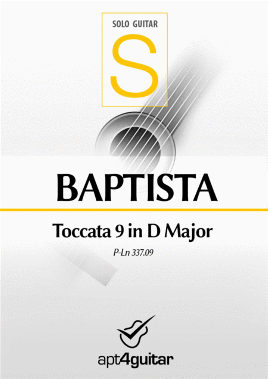 Toccata 9 in D Major Toccata 9 in D Major Acoustic Guitar scores gallery preview page 1