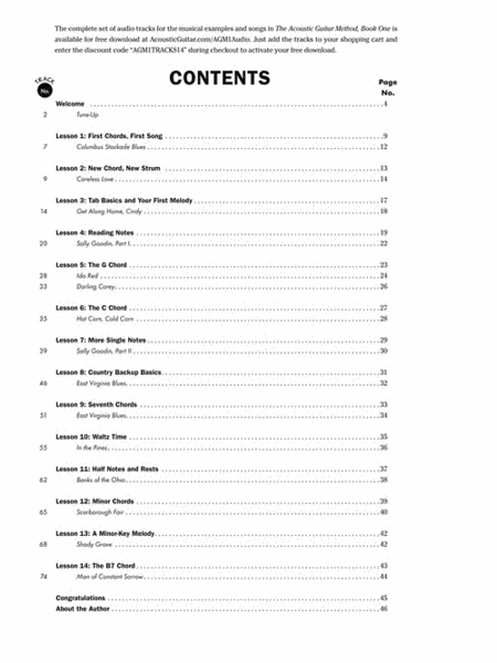 The Acoustic Guitar Method, Book 1 image number null