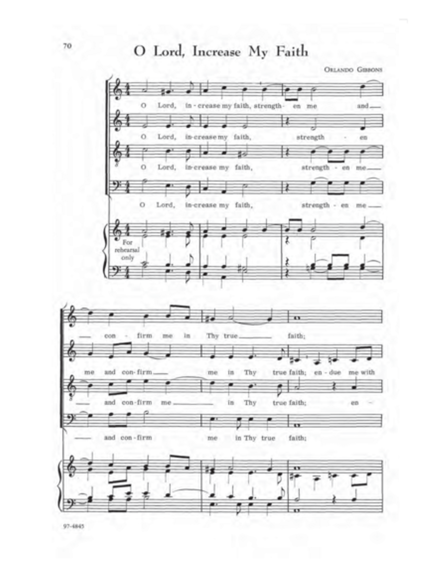 A First Motet Book 4-Part scores gallery preview page 20