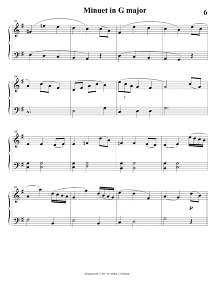 30 Mozart Easy Piano Classics Piano Method scores gallery preview page 6