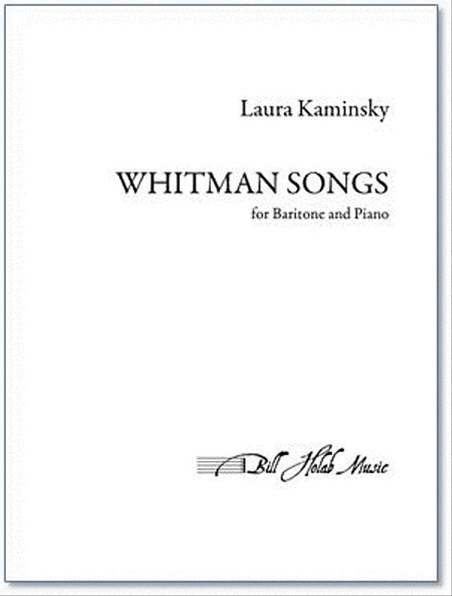 Whitman Songs Baritone Voice scores gallery preview page 1