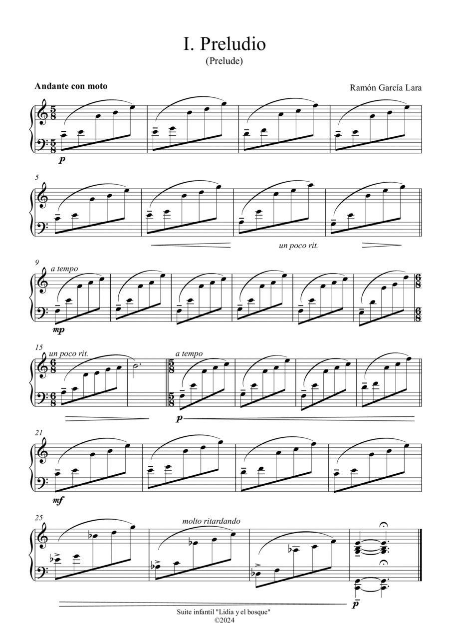 I. Prelude - Children's piano suite 