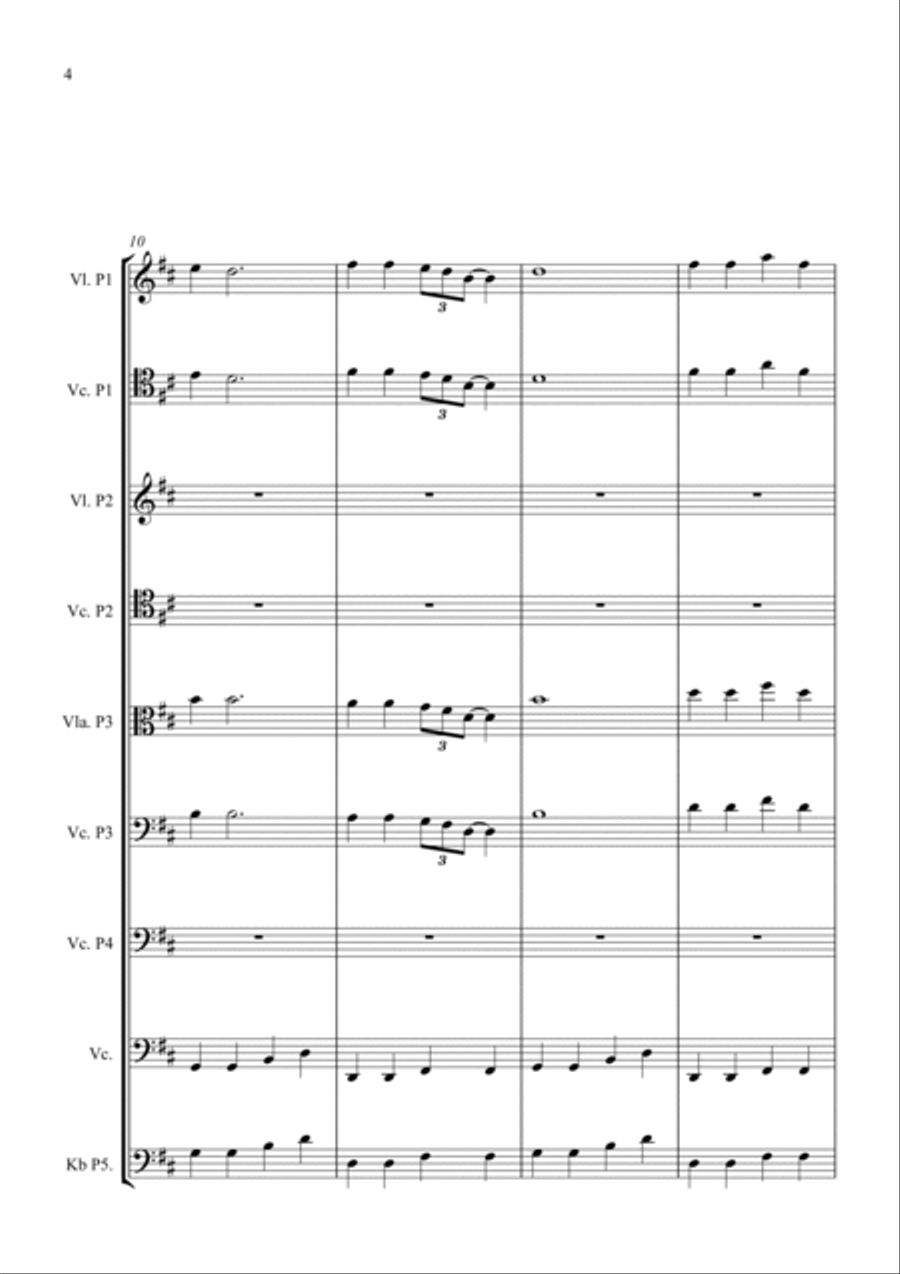 Lady Madonna String Quartet scores gallery preview page 4