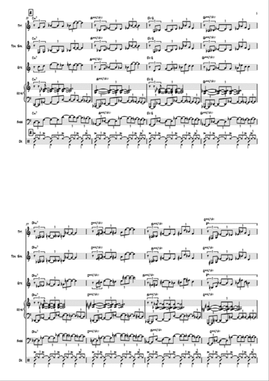 State of Mind State of Mind Jazz Ensemble scores gallery preview page 5