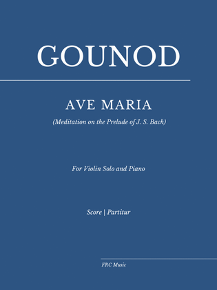 Book cover for Ave Maria - Gounod (for Violoncello Solo and Piano)