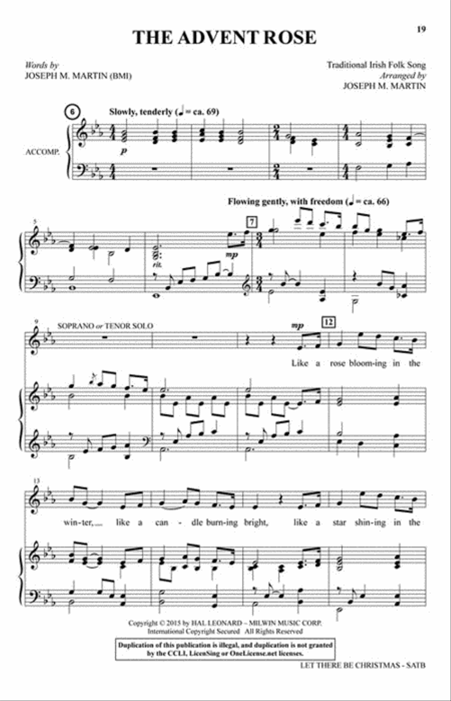 Let There Be Christmas 4-Part scores gallery preview page 3