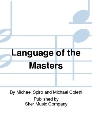 Book cover for Language of the Masters