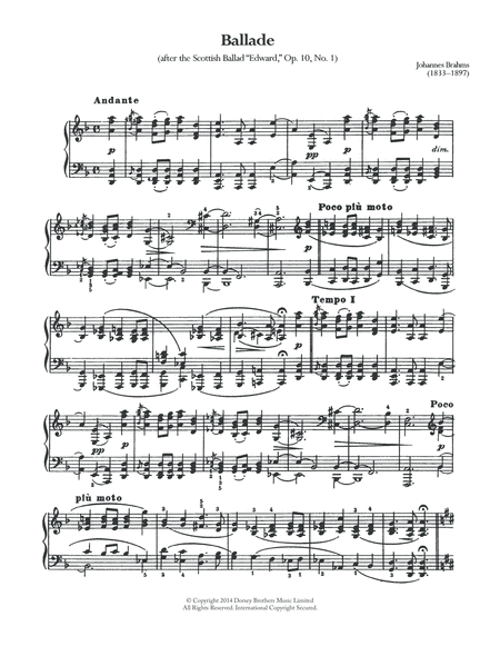 Ballade, Op.10 No.1