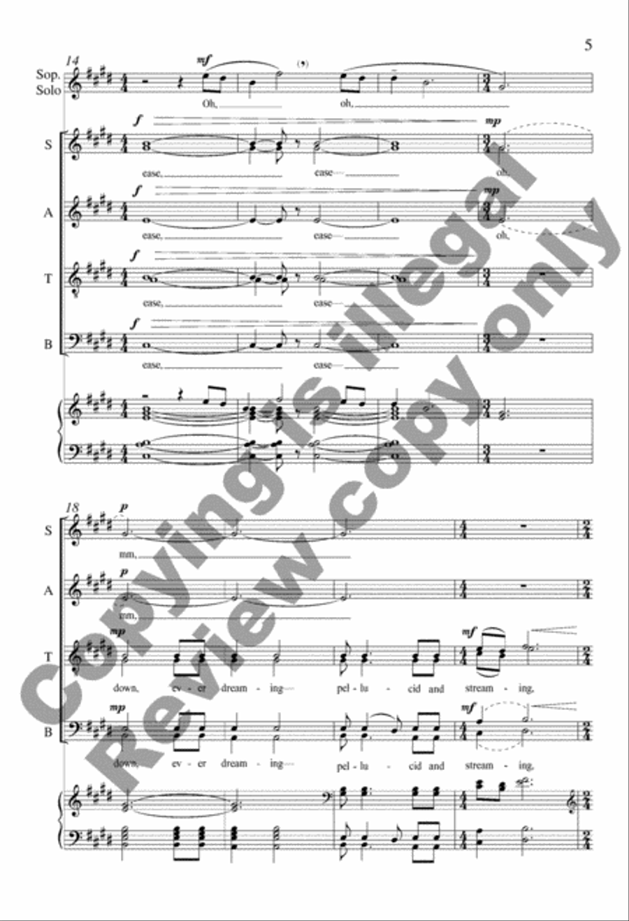 Last Lullaby Last Lullaby Divisi scores gallery preview page 5