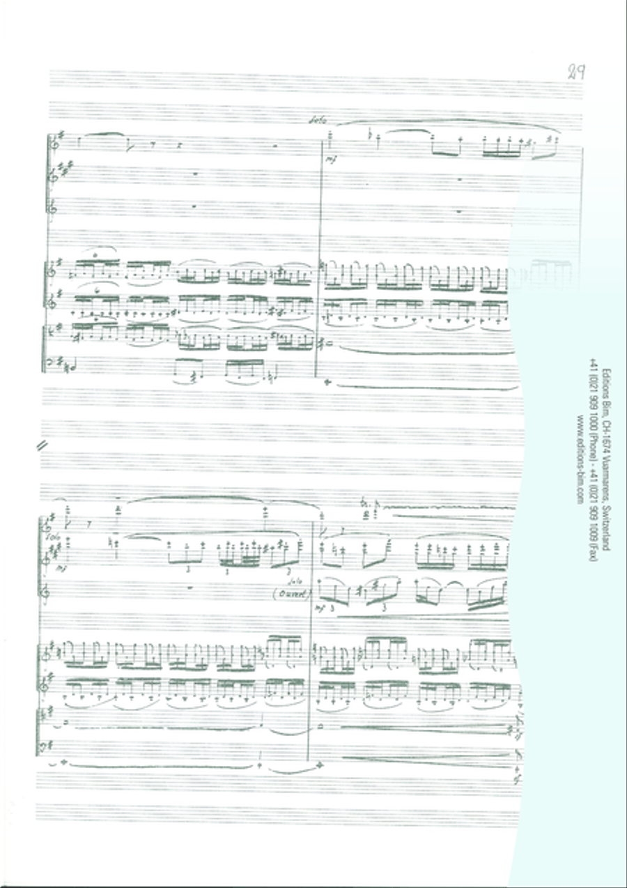 Septuor B-Flat Clarinet scores gallery preview page 15