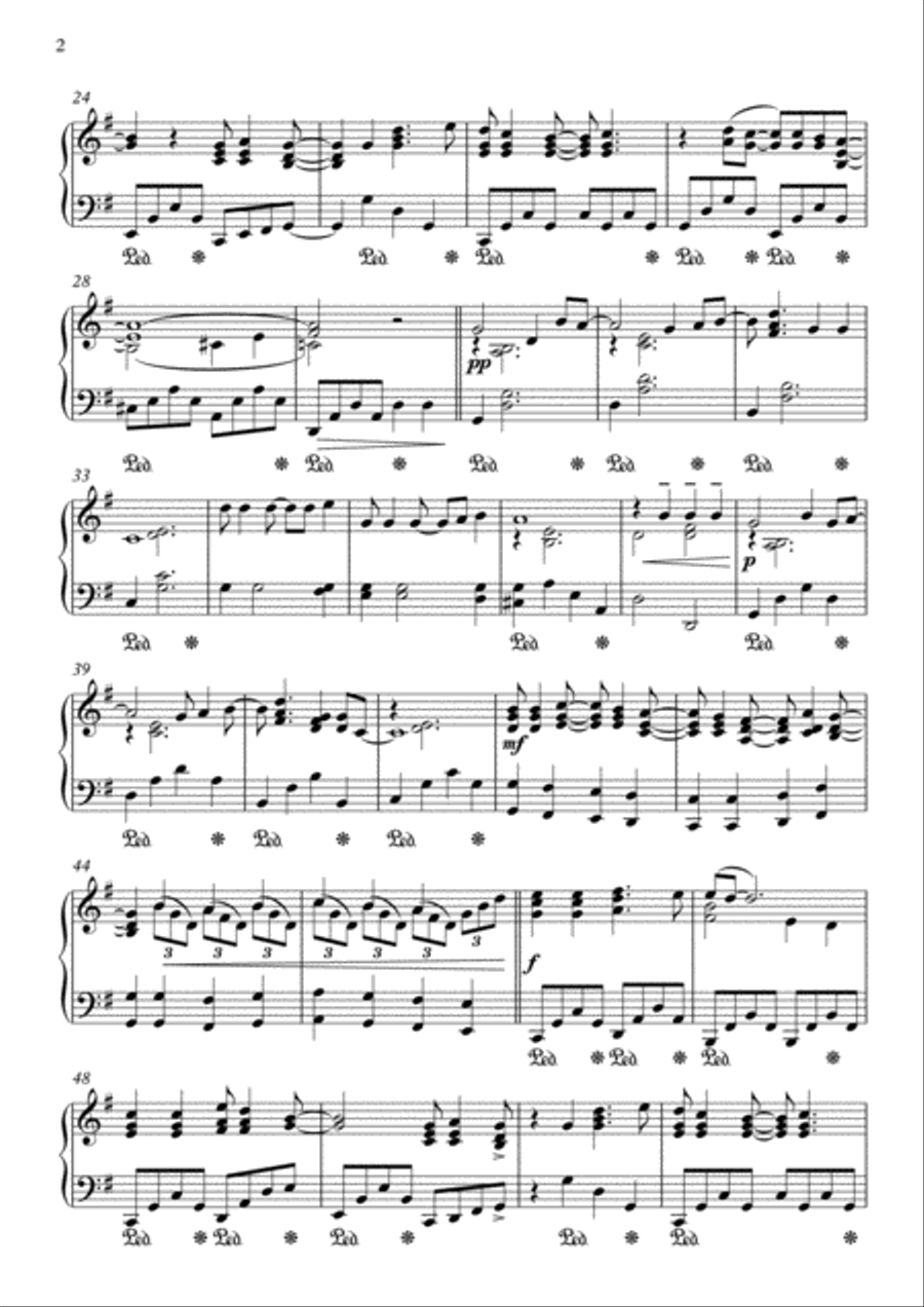 Daydream Believer Piano Solo scores gallery preview page 2