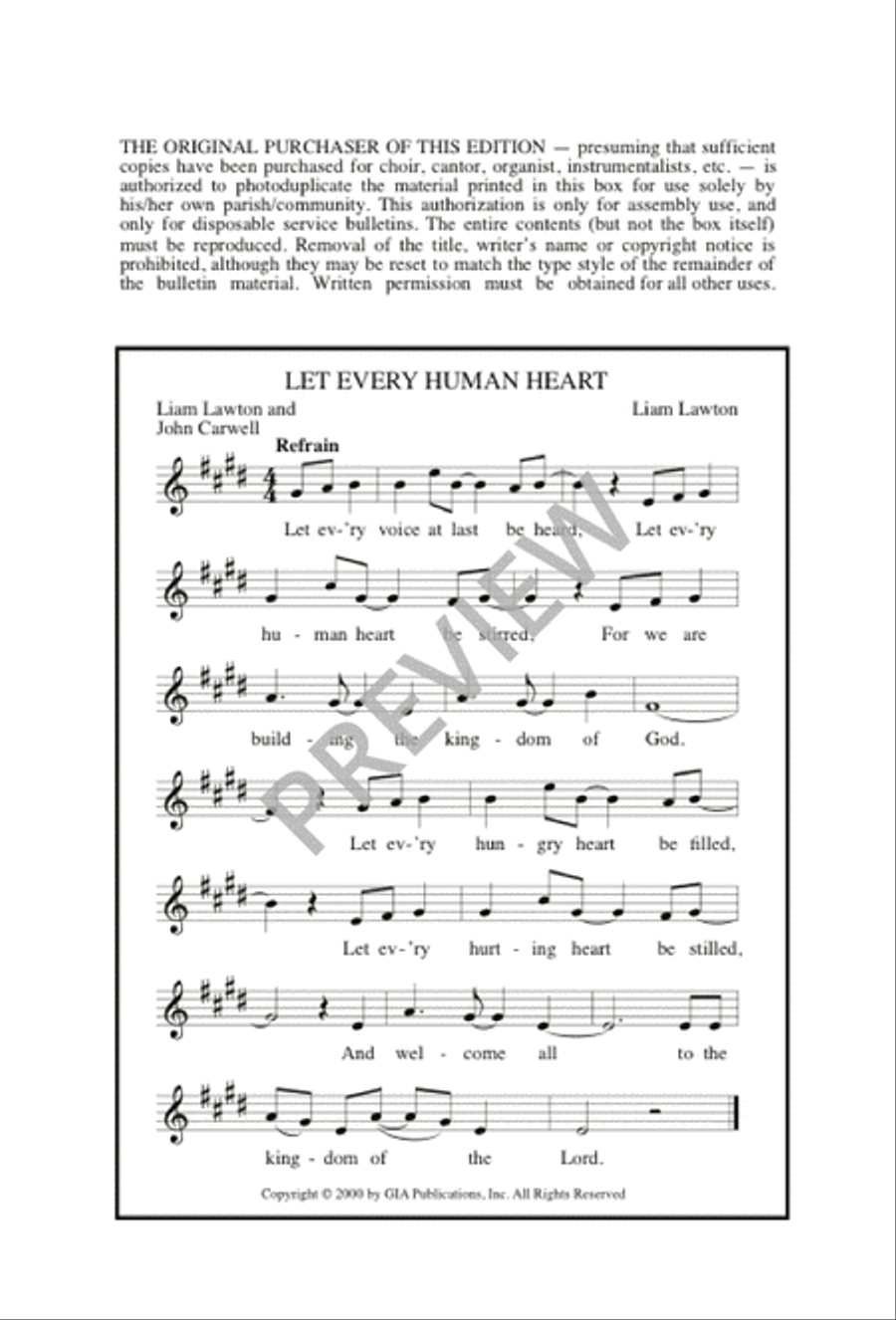 Let Every Human Heart Let Every Human Heart 4-Part scores gallery preview page 9
