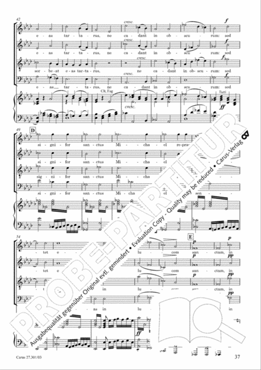 Requiem in F minor Requiem in F minor 4-Part scores gallery preview page 42
