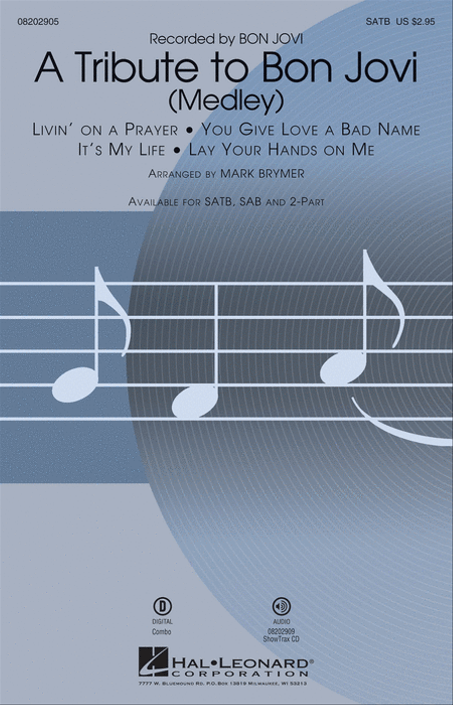 A Tribute to Bon Jovi A Tribute to Bon Jovi Show Choir scores gallery preview page 1