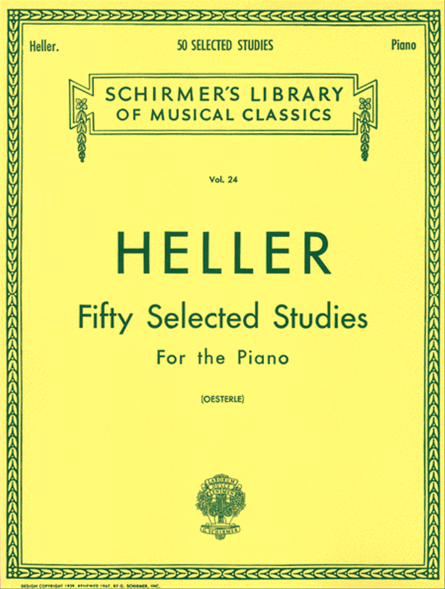 50 Selected Studies (from Op. 45, 46, 47) Piano Method scores gallery preview page 1